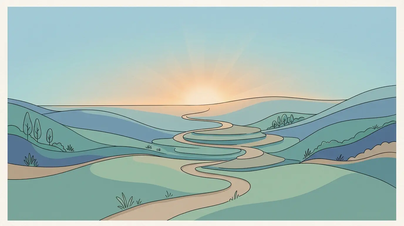 Un chemin qui progresse par paliers